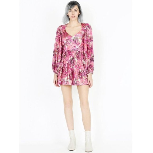 LoveShackFancy | Willis Printed Mini Dress Size 4 - Picture 1 of 12